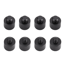 8 peças de microfone 1/4 macho para 3/8 fêmea e 3/8 macho para 1/4 fêmea