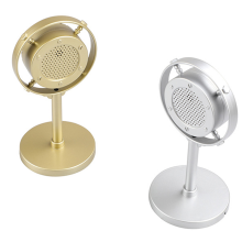 Vintage stijl microfoon simulatie klassieke retro dynamische microfoon zwart