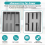 Drawer Kitchen Organizer Silverware Holder Organizer Cutlery Tray 6