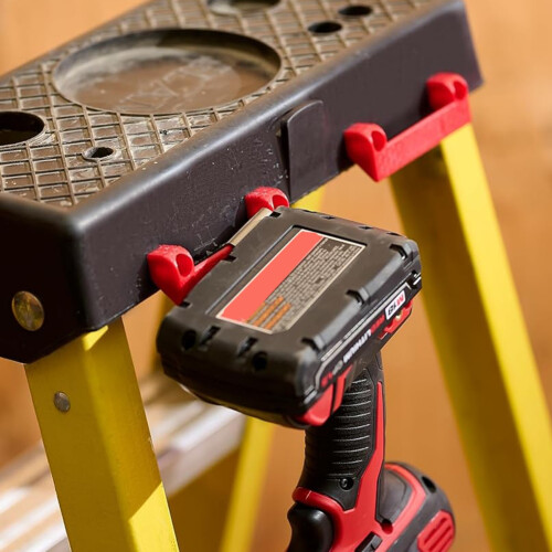 Tape Measure Holder Tool Storage for Power Tool on Ladder,4PCS Black 1