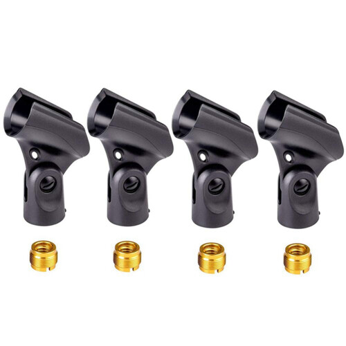 4-delige microfooncliphouder met 5/8 inch naar 3/8 inch adapters