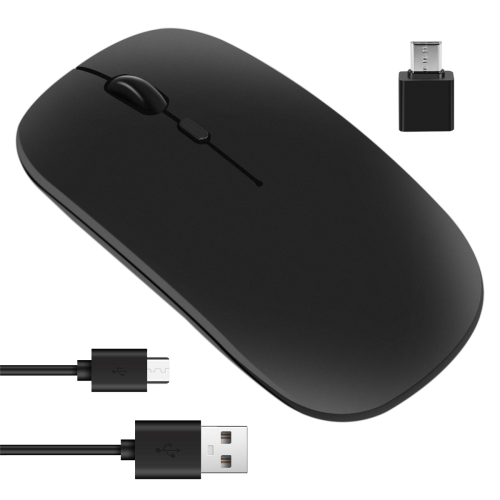 Ασύρματο ποντίκι με USB και δέκτη Type-C, για φορητό υπολογιστή, 2