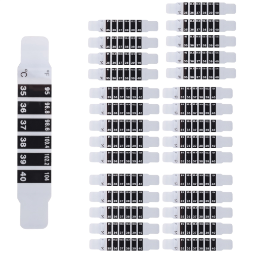 30 Pcs Forehead Thermometer Strips Reusable Stickers Discoloration 1