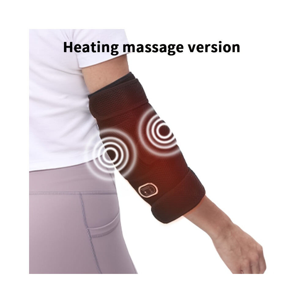 Closkye (Heating Massage) [Heated Elbow Massager] Portable Heated Elbow Massager | Usb Power Elbow Pad Joint Massage For Relaxation Warmth Unisex Father's Day