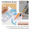 2 stuks multifunctionele geometrische liniaal, plastic cirkeltekentool 3