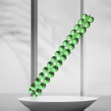 (Green) 1pc Pilates Training Stretching Device - Muscle Relaxation Massage - Back Loosening Yoga Training Equipment