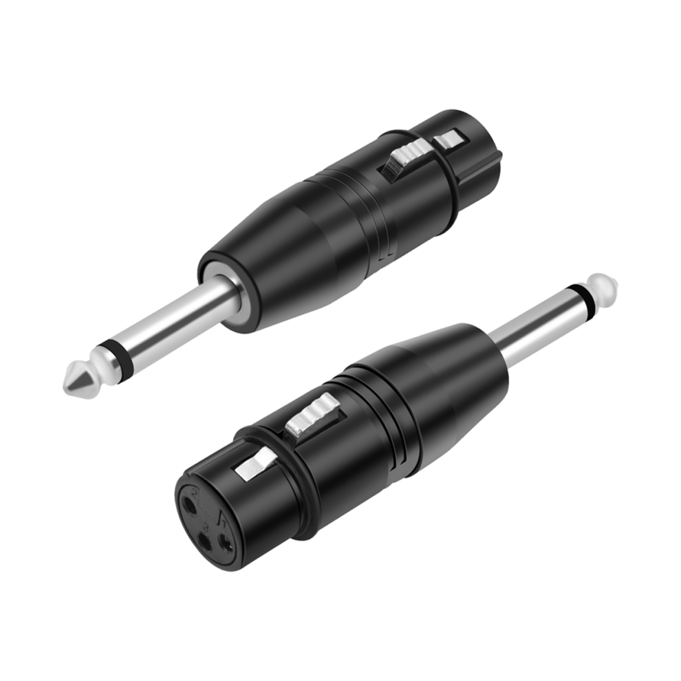 System-S Audiokabel 150 cm XLR 3-polige bus naar DIN 5-polige stekker adapter in zwart