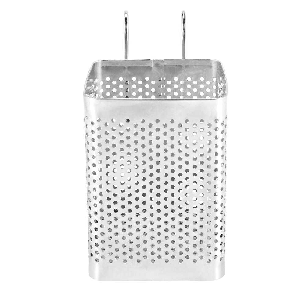 Stainless Steel Tableware Drainer with Hooks (B) â Hanging Chopstick Rack, 7.3x7.3x10.5 cm, for Spoons, Forks, Tools & Brushes-image-OPC-PHHRS6G-NEW