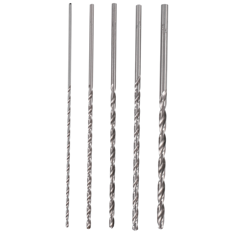 5Pcs Extra Long 150Mm Hss Twist Drill 2Mm 3Mm 3.5Mm 4Mm 5Mm Drill Bit 4853167812476