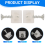 50 τεμάχια στηρίγματα συρταριών, με βίδες για έπιπλα 6