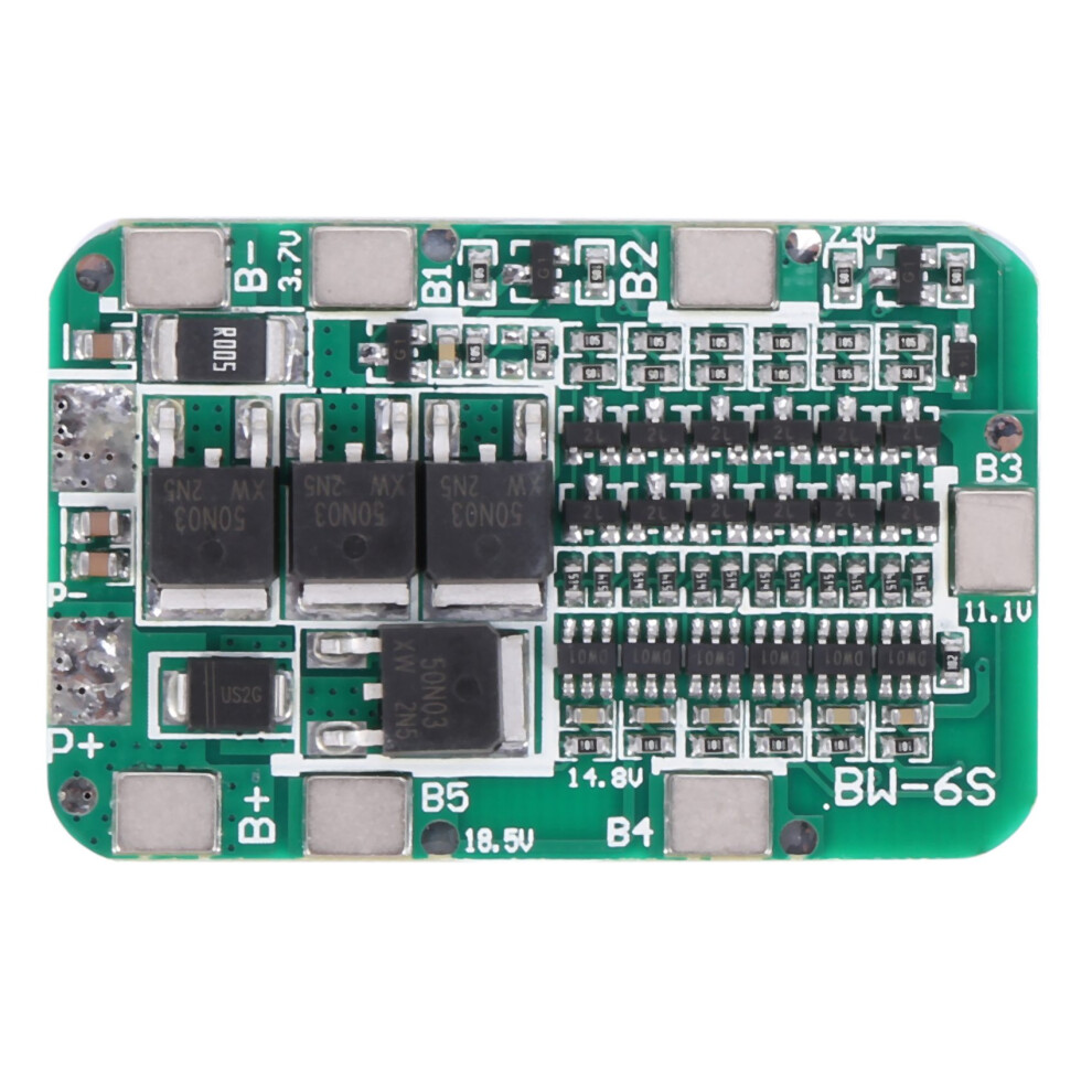 Charger Protection Board For 6 18650 Li-Ion Lithium Battery 4853167827333