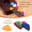 Palhetas de feltro para ukulele e violão, 8 peças 7