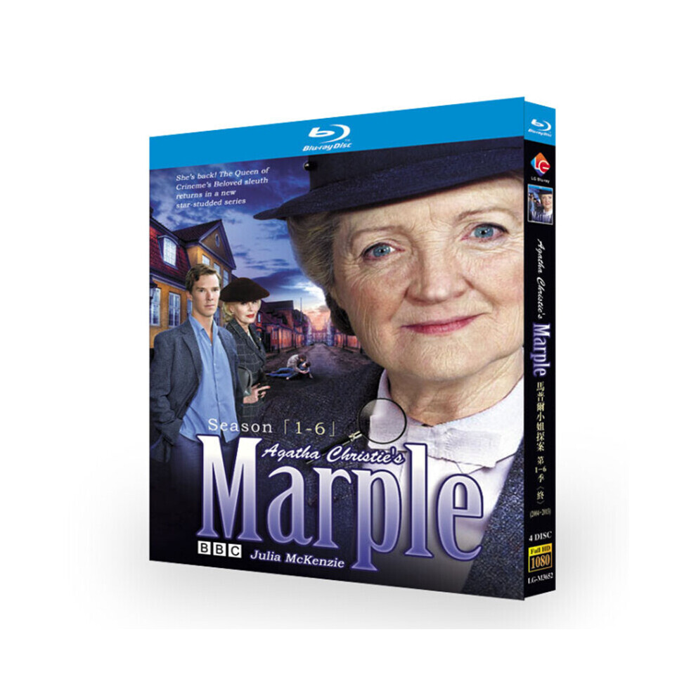 Azip Agatha Christie's Marple Season 1-6 Complete Box Set Blu-Ray 1080P Bd