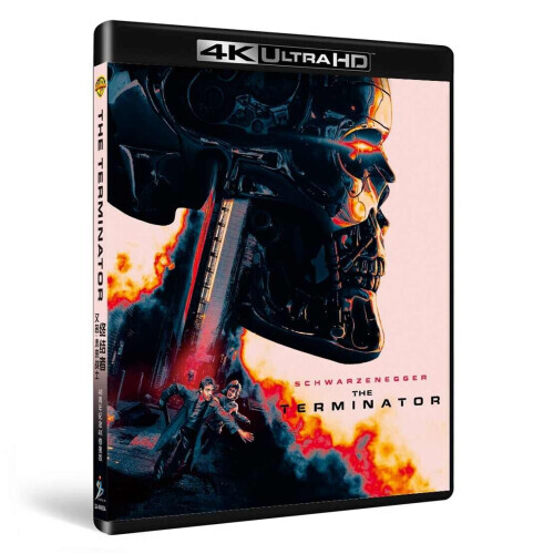 The Terminator 4K UHD Blu-ray - Arnold Schwarzenegger Action/Thriller Classic, 107 Min, Region Free Worldwide, English Audio