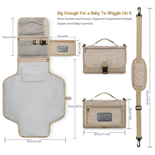 Babywindelzubehör – Khaki – Einheitsgröße 2