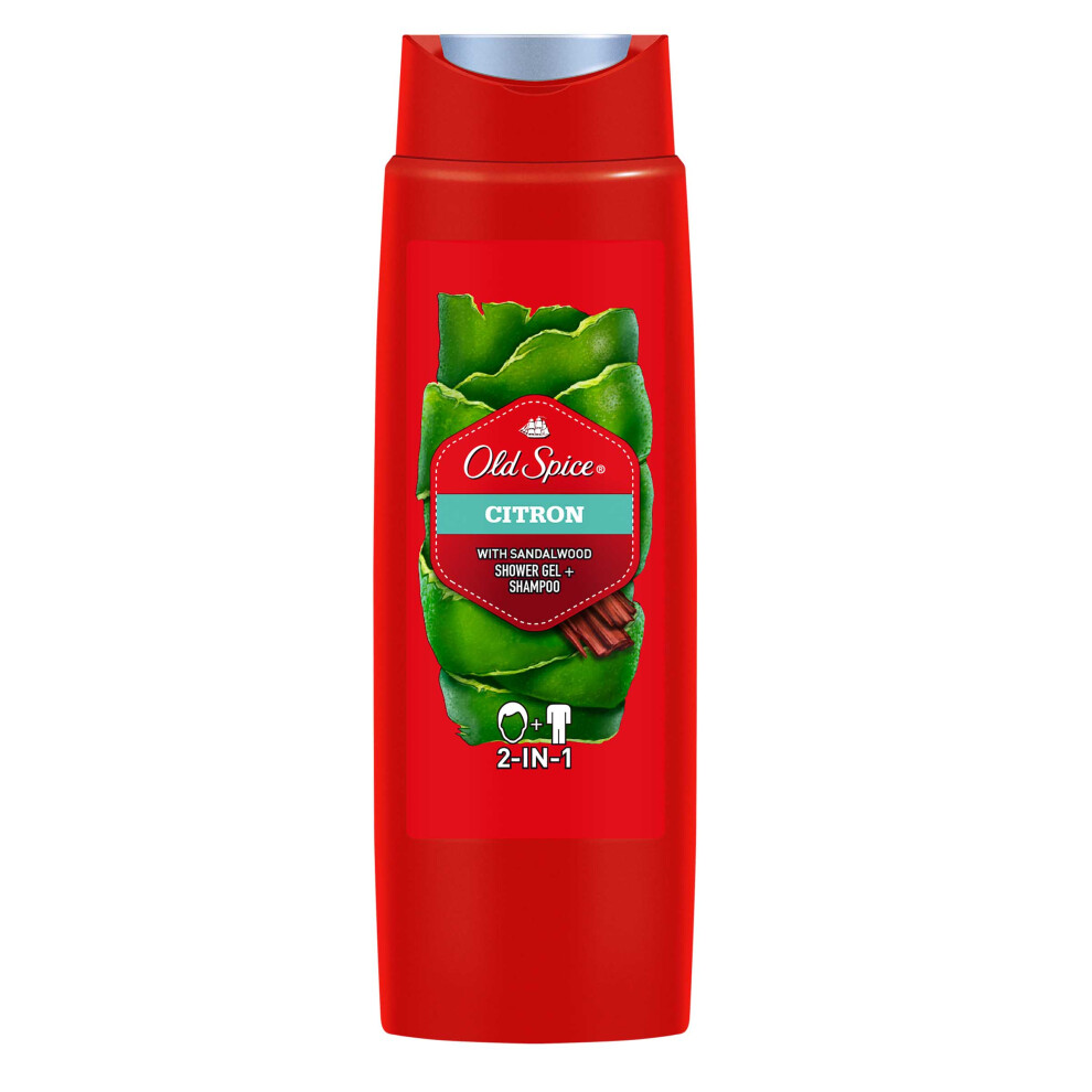Old Spice Citron Shower Gel and Shampoo 2in1 250ml with Sandalwood