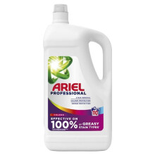 Ariel Professional Laundry Liquid with Stain Removal Colour – 110 Washes | Designed for Professionals, 1-Wash Cleaning at 30C, Odour Protection