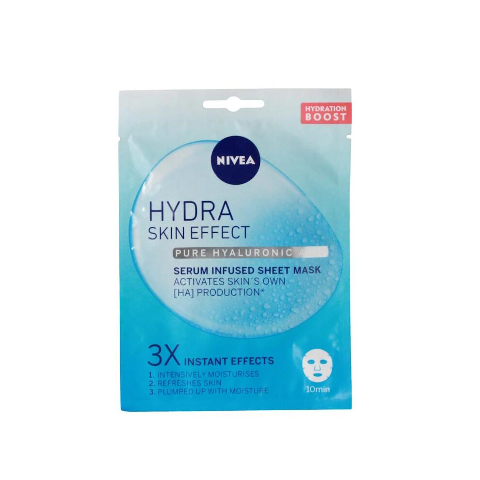 Nivea Hydra Skin Effect Serum Infused Sheet Mask