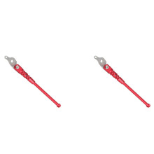 (As show, One size) 2x Bicycle Kick Stand Road Bike Kickstand Mountain Bike Bicycle Cycle Rack For Accessories(red) Hy