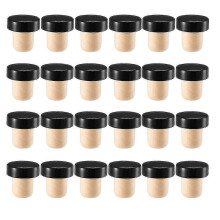 (As show, One size) 24pcs T-shaped Stopper Reusable Wine Cork Bottle Stopper Sealing Plug Bottle Cap For Wine Beer Bott (tangling)