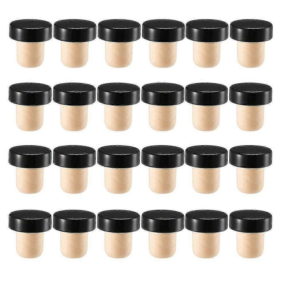 (As Show, One Size) 24Pcs T-Shaped Stopper Reusable Wine Cork Bottle Stopper Sealing Plug Bottle Cap For Wine Beer Bott (Tangling) 4909775026962