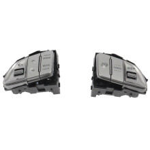 (As show, One size) Multi-function Steering Wheel Button Volume Adjustment Cruise Fixed Speed For Ix35 2010-2015 967002 Hy