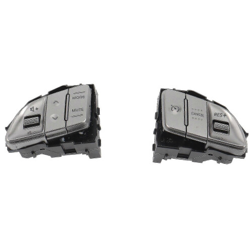 (As show, One size) Multi-function Steering Wheel Button Volume Adjustment Cruise Fixed Speed For Ix35 2010-2015 967002 Hy
