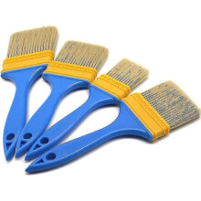 (As show, One size) Paint Brushes, 4 Pieces Flat Brush, Flat Paint Brush, For Door, Closet, Decks, Fences (4 Sizes)