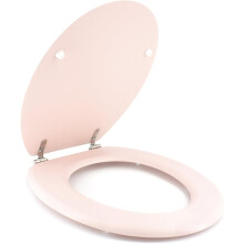 GELCO DESIGN WC-Sitz Dolce - Edelstahl-Scharniere - Formholz - Kristallrosa