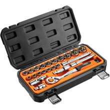 Juego de 23 piezas de llaves de vaso 1/2 NEO TOOLS 08-694