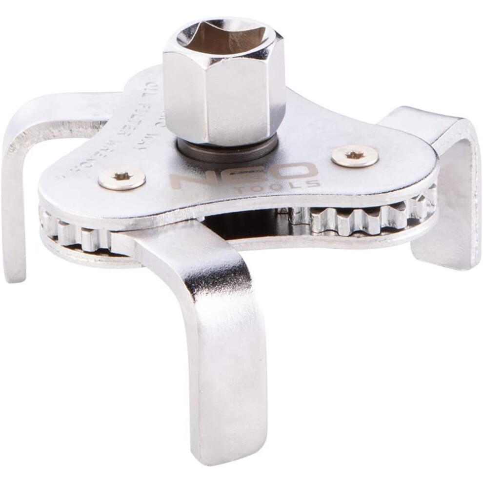 Neo Tools Chiave Filtro Olio (64-100 Mm) 11-237, Per Filtri Con Diametro Da 73 A 102 M, Azionamento Da 3/8" E 1/2"-image