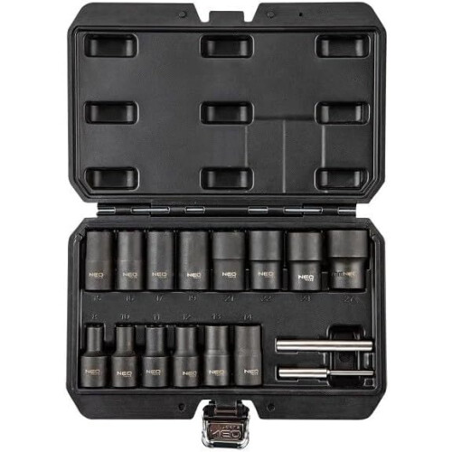 Coffret de douilles 1/2" NEO TOOLS 11-920 pour écrous endommagés (16 pièces)