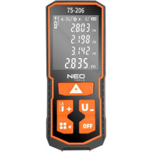 Laserafstandsmeter - NEO - 75-206 - Bereik 100 m - Nauwkeurigheid 2 mm - IP54