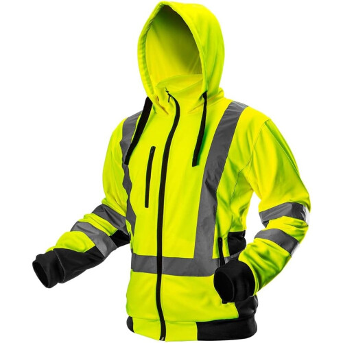Warnschutz-Arbeits-Sweatshirt, Gelb, Größe M