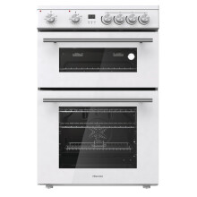 Hisense Electric Cooker with Ceramic Hob - White - A+/A Rated