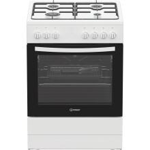 Indesit 60cm Dual Fuel Cooker - White