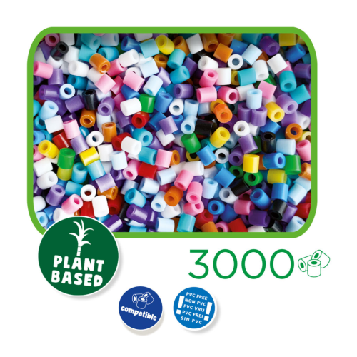 Iron on beads 3000 mix basic 1