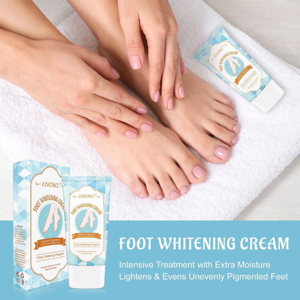 Foot white cream foot care Beautiful feet white feet