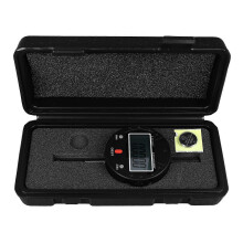 (As show, One size) Digital Dial Indicator 3V 025.4mm Range 0.001mm Resolution IP54 Waterproof Digital Probe Indicator Gauge