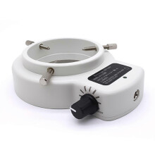(As show, One size) Microscope LED Illuminating Light 114pcs LED Light Beads Microscope Glareproof Supplementary Light Source with Brightness Adjustable Function