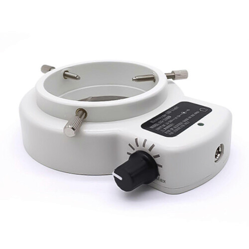 (As show, One size) Microscope LED Illuminating Light 114pcs LED Light Beads Microscope Glareproof Supplementary Light Source with Brightness Adjustable Function