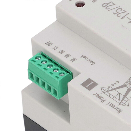 (As show, One size) 2P Dual Power Automatic Transfer Switch Generator Uninterruptible Changeover Switch AC230V 20A 1
