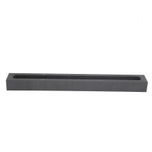 (As show, One size) Graphite Ingot Mold Bar Slot Gold Silver Copper Aluminum Melting Casting Refining 250x30x20mm