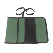 (As show, One size) Chef Knife Roll Bag Canvas 4 Pocket Foldable Durable Knife Cultery Carrier for Home