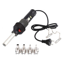 (As show, One size) 220V 450W LCD Adjustable Electronic Heat Hot Air Gun Desoldering Soldering Station IC SMD BGA