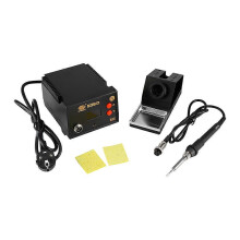 (As show, One size) Digital 936D Iron Soldering Desoldering Rework Station Hot Air <span class="ui-risk_flag3">Gun</span> Kit Variable