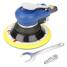 (As show, One size) AT980-6 6" Air Random Orbital Sander Round Polisher Pneumatic Hand Sanding Tool