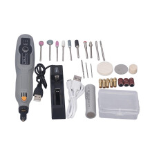 (As show, One size) Electric Engraving Pen Kit Cordless Etching USB Rechargeable Mini Engraver Rotary Tool for Jewelry 3 Levels Adjustable