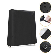 (As show, One size) Ping Pong Table Cover Outdoor Foldable Table Tennis Table Protective Cover Weatherproof Indoor Outdoor Cover for Folding Pingpong Table