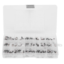 (As show, One size) 150Pcs Glass Tube Fuse Assorted Kit Tool Supplies 0.1A-20A 250V 5x20mm with Storage Box